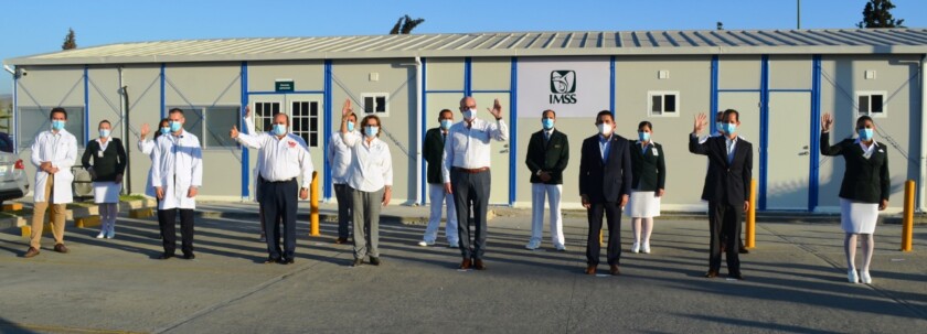 Inauguran Módulo Hospitalario Temporal de Tijuana para atención de pacientes COVID-19