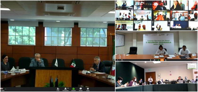 En sesión virtual, el secretario de Salud, Jorge Alcocer Varela, inauguró la Segunda Reunión Ordinaria del Consejo Nacional de Salud (Conasa).