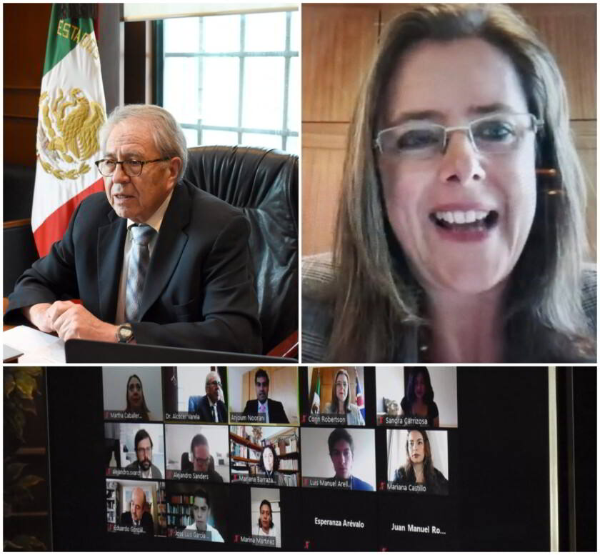 Encuentro virtual con la embajadora del Reino Unido de la Gran Bretaña en México, Corin Robertson