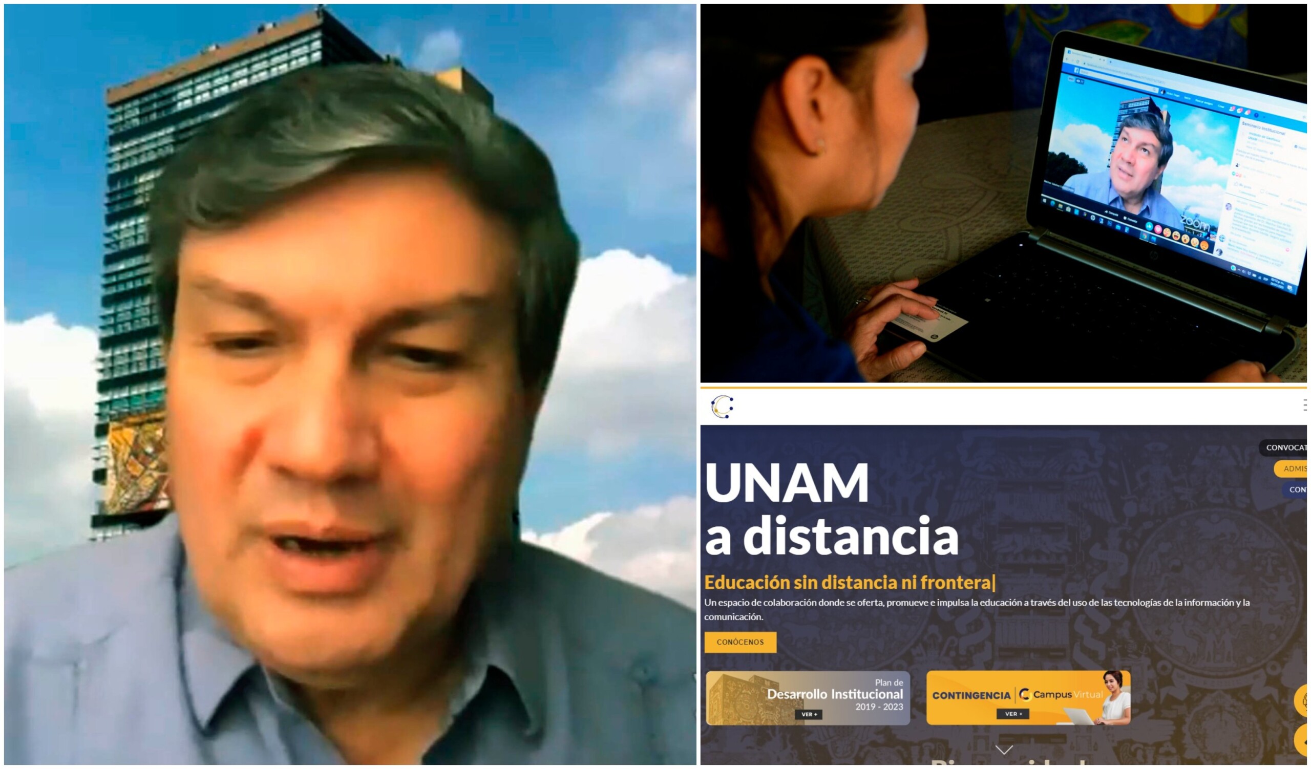 Melchor Sánchez Mendiola, coordinador de Universidad Abierta, Innovación Educativa y Educación a Distancia.