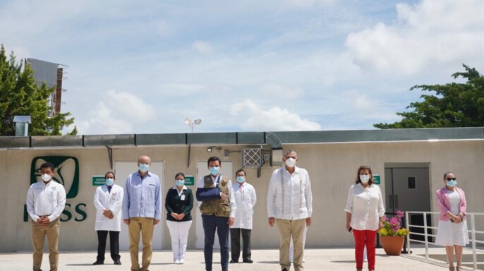 IMSS y gobierno de Tabasco ponen en operación Módulo Hospitalario Temporal del Centro de Seguridad Social Villahermosa