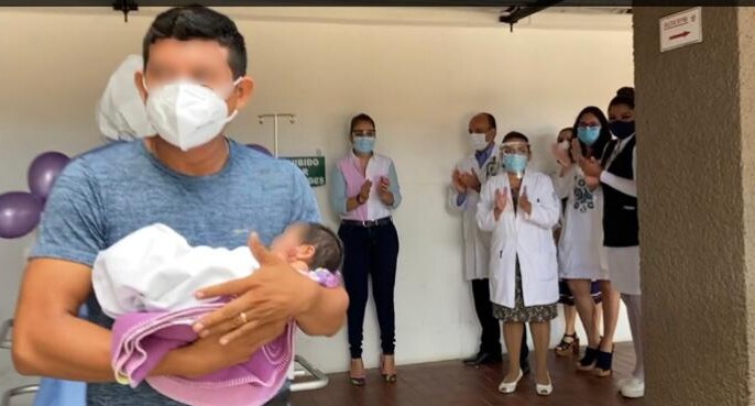 Recién nacida supera COVID-19 en el HGR No. 1 del IMSS en Yucatán