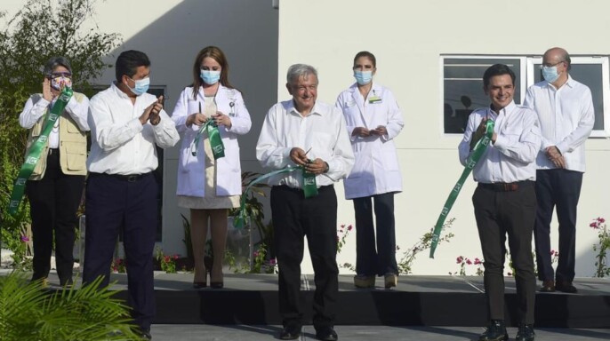 Inauguración de la Unidad de Medicina Familiar (UMF) No. 7, en Reynosa, Tamaulipas