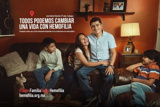 cartel #TodosFamiliaTodoshemofilia