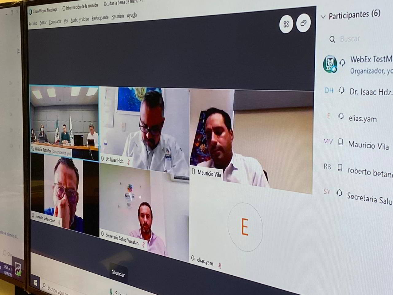 Videoconferencia IMSS y Gobierno de Yucatán revisan avances de la reconversión hospitalaria y la atención de los servicios de salud