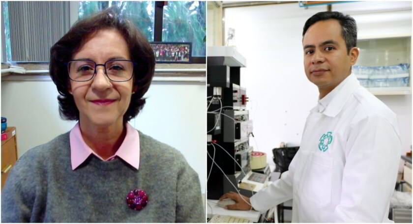 Claudia González Espinosa y Edgar Morales Ríos, investigadores del Centro de Investigación y de Estudios Avanzados (Cinvestav)