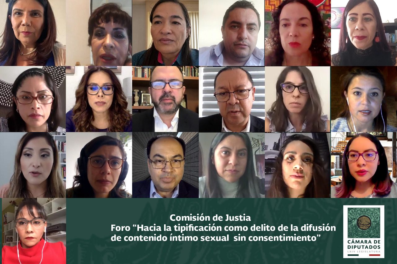 foro “Hacia la tipificación como delito de la difusión de contenido íntimo sexual sin consentimiento”