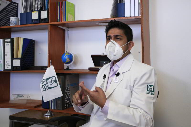 doctor Iván Alejandro Rodríguez Torres, Coordinador de Programas Médicos de la División de Prevención y Detección de Enfermedades del Instituto Mexicano del Seguro Social (IMSS)