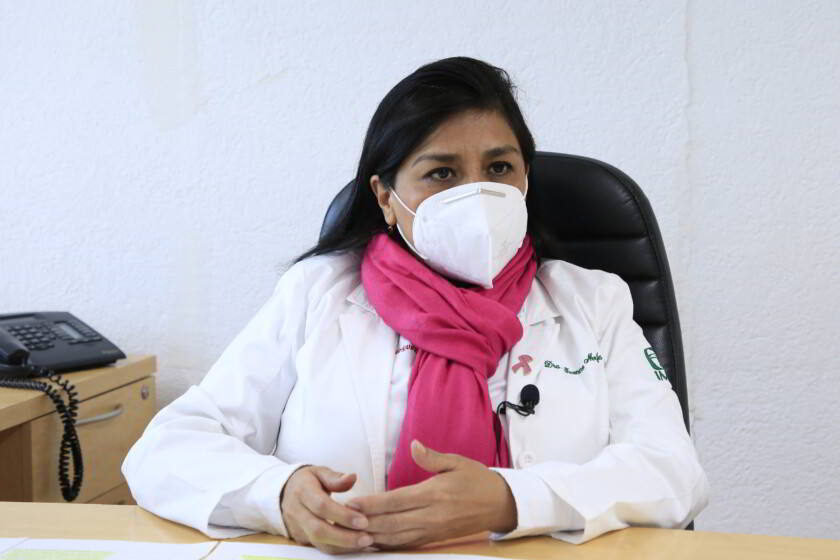 Doctora Ivonne Mejía Rodríguez, Titular de la División de Prevención y Detección de Enfermedades del IMSS