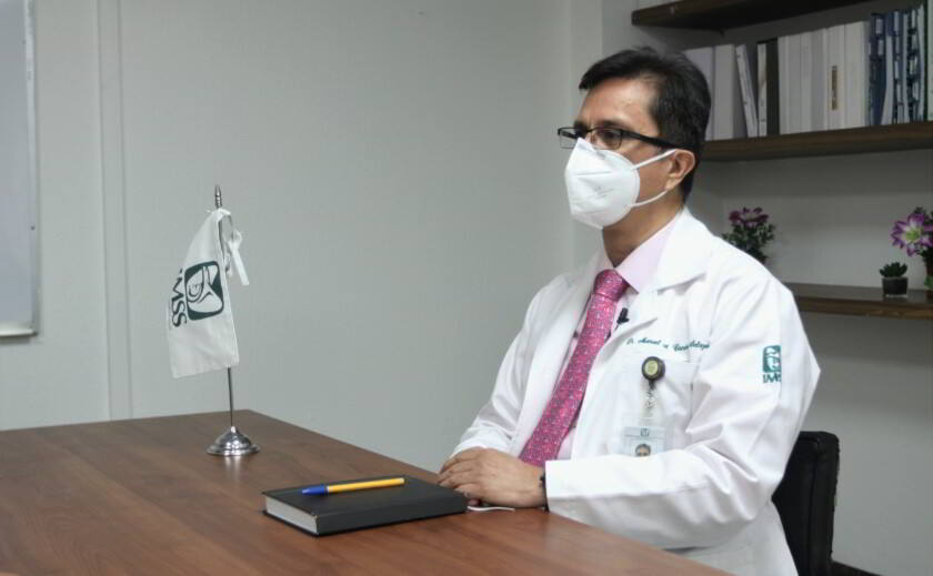 Doctor Manuel Antonio Cisneros Salazar. coordinador de Programas Médicos, de la Coordinación de Atención Integral a la Salud en el Primer Nivel.