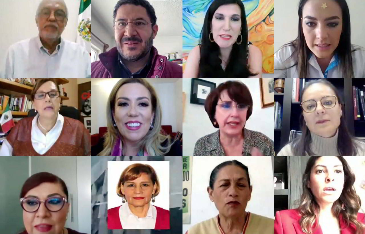 Videoconferencia de reunión de Comisiones Unidas