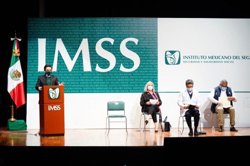 Conferencia de prensa IMSS