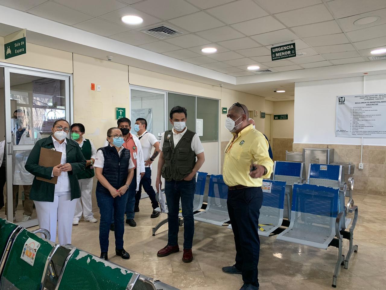 El director general del Instituto Mexicano del Seguro Social (IMSS), Maestro Zoé Robledo, realizo un recorrido en el municipio de Cárdenas