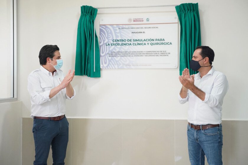 IMSS y gobierno de Yucatán inauguran el Centro de Simulación para la Excelencia Clínica y Quirúrgica