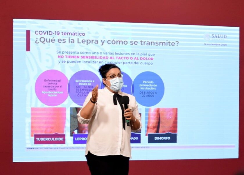 directora del programa de Micobacteriosis del Centro Nacional de Programas Preventivos y Control de Enfermedades (Cenaprece), Fátima Leticia Luna López