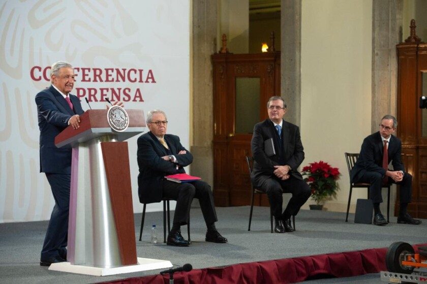 Conferencia de prensa del presidente Andrés Manuel López Obrador del 8 de diciembre de 2020