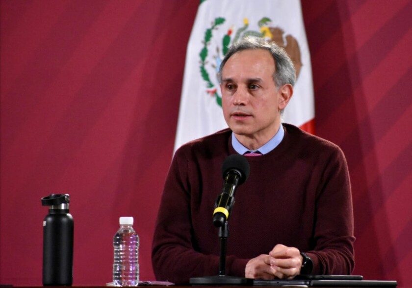 Hugo López-Gatell Ramírez, subsecretario de Prevención y Promoción de la Salud, desde Palacio Nacional