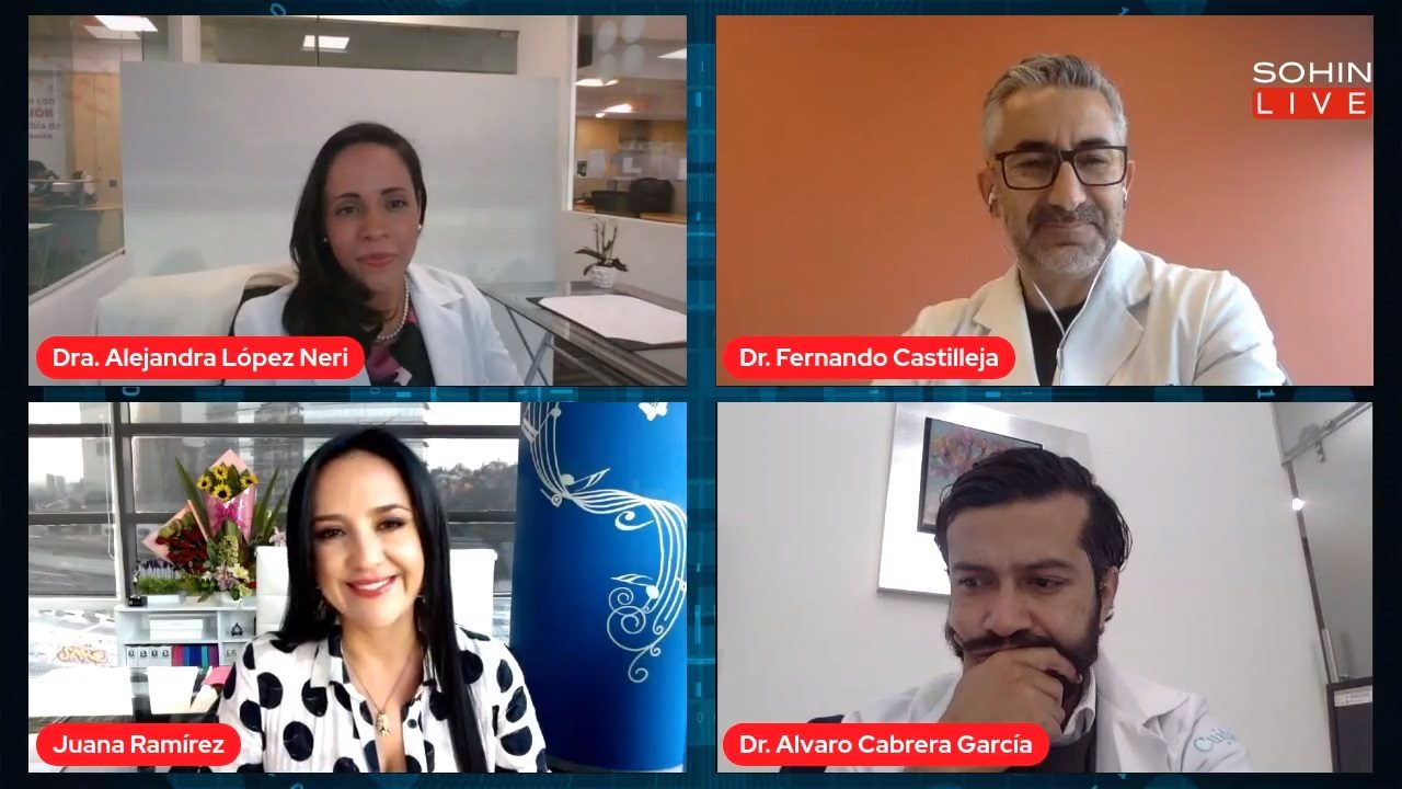 Dr. Fernando Castilleja, Director Médico Clinica Post COVID, Especialista en Medicina Interna con Alta Especialidad en Médicina Crítica; Dra. Alejandra López Neri, Jefa nacional de operaciones Clinica Post COVID Médica general con registro y certificación por el British Medical Council, especialista en pediatría con maestría en diabetes pediátrica y responsable de la operación nacional del servicio Concierge.