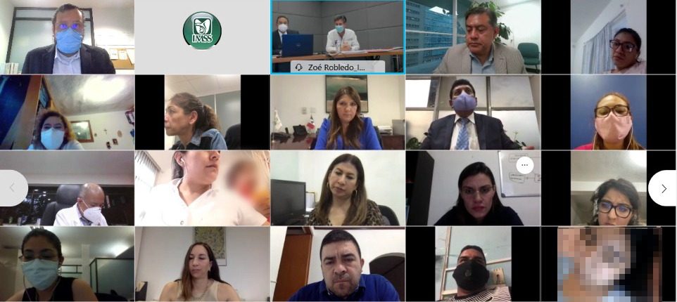 Vigésima quinta reunión del IMSS con representantes de madres y padres de menores con cáncer