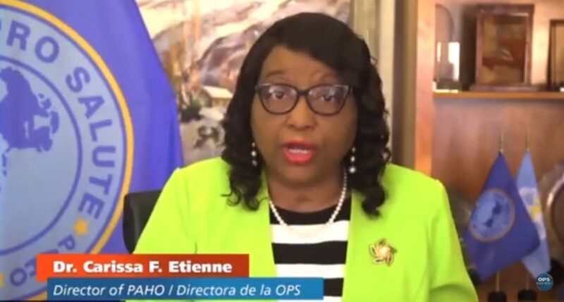 Directora de la OPS, Carissa F. Etienne