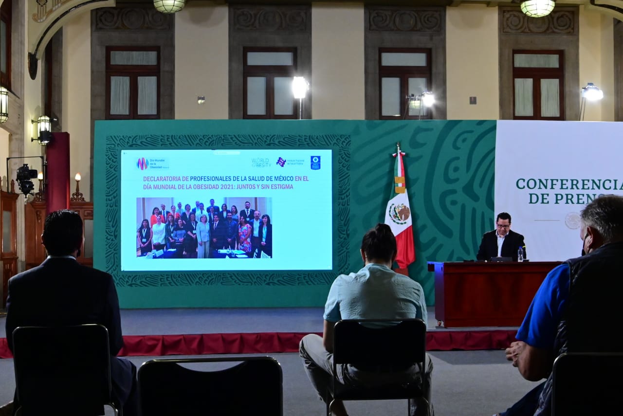 Conferencia de Prensa en Palacio Nacional