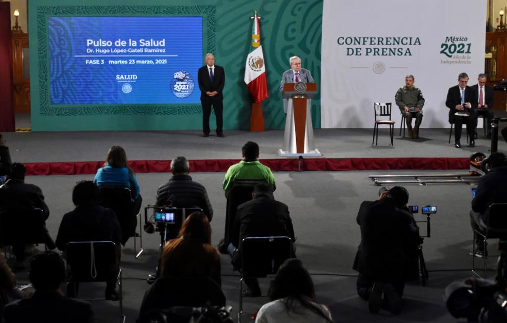 conferencia de prensa matutina