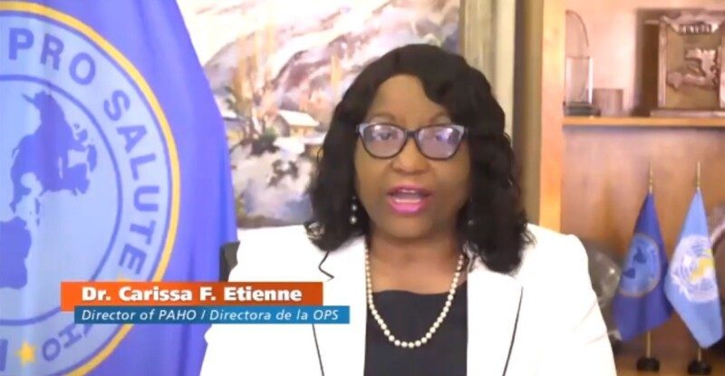 Doctora Carissa F. Etienne, Directora OPS/OMS