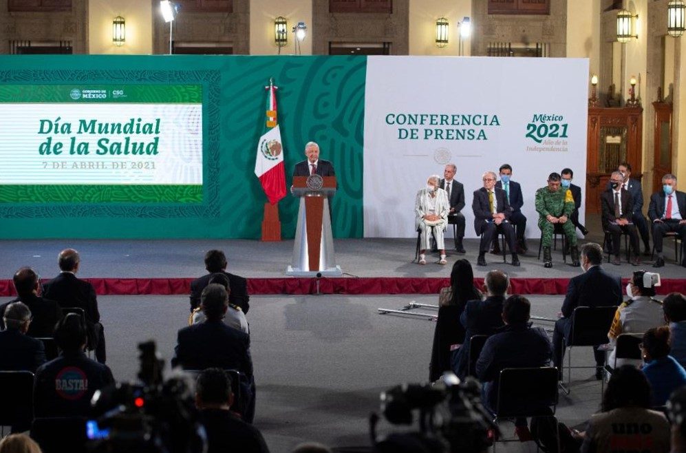 Conferencia de prensa del presidente Andrés Manuel López Obrador del 7 de abril de 2021