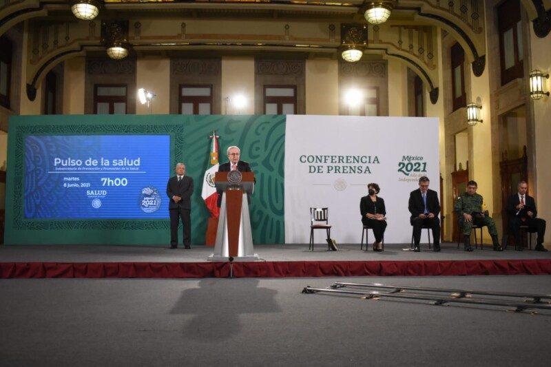 Pulso de la Salud, durante la conferencia de prensa matutina encabezada por el presidente Andrés Manuel López Obrador