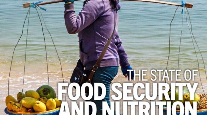 Portada he State of Food Security and Nutrition in the World 2021.