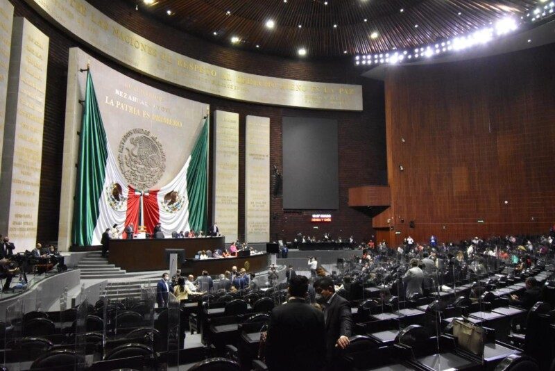 Sala de la Cámara de Diputados