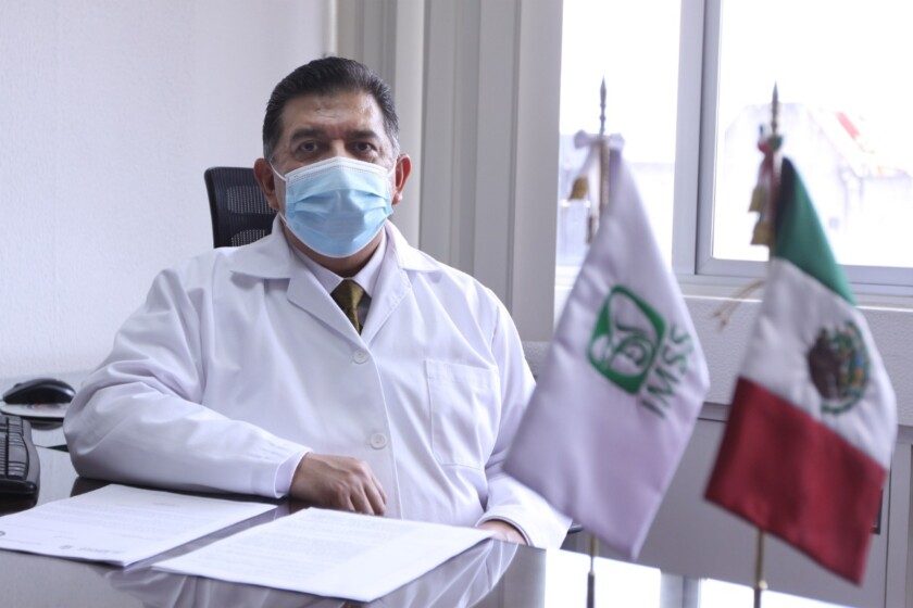 doctor Pedro Paz Solís, coordinador de Donación y Trasplante de Órganos, Tejidos y Células del IMSS