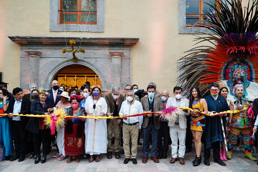 Corte del listón de “Cencalli. La casa del maíz y la cultura alimentaria”