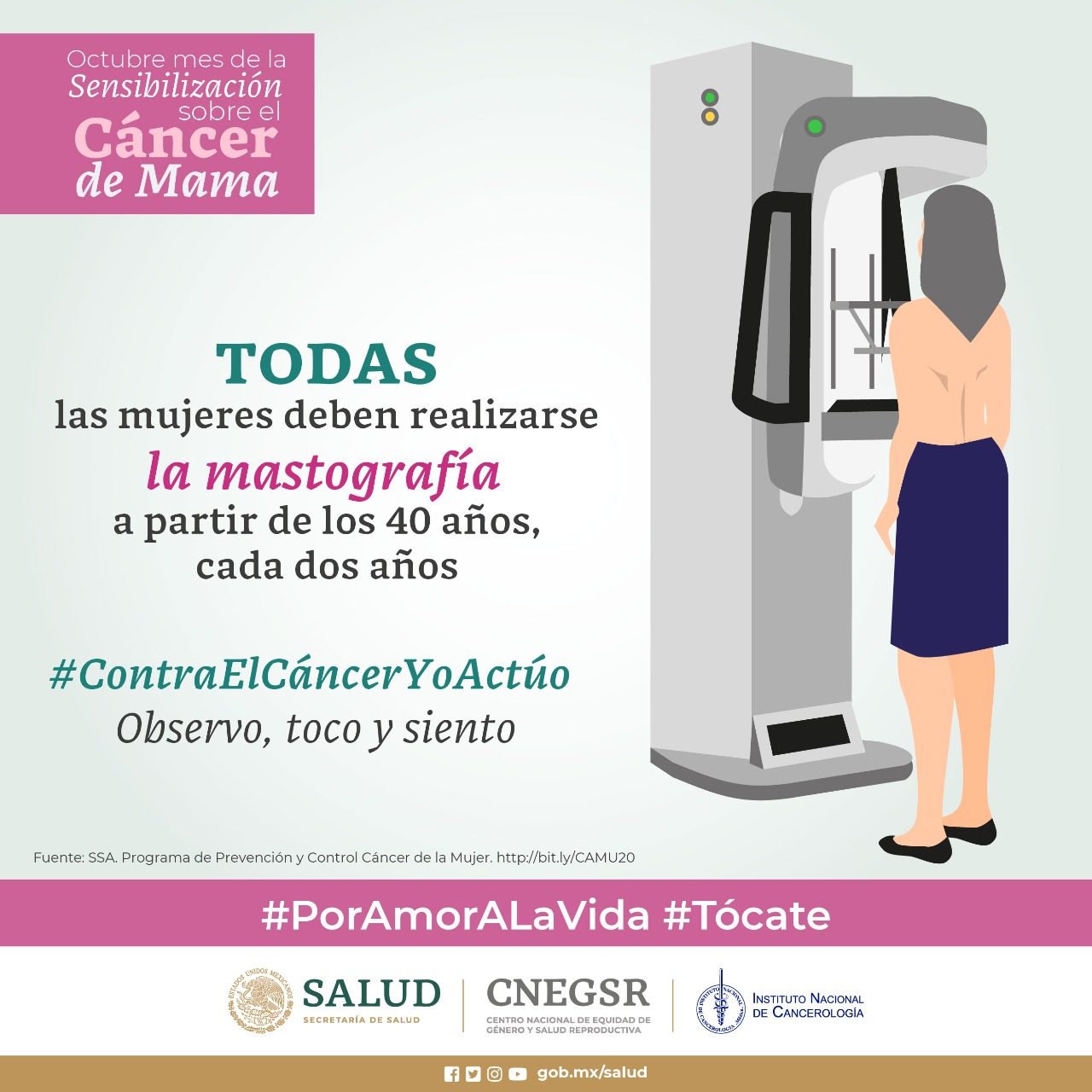 campaña nacional: “Contra el cáncer yo actúo”