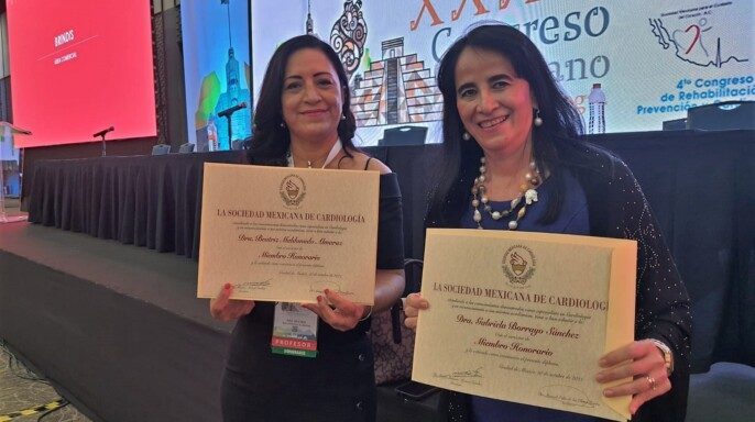Destacadas médicas del IMSS reciben nombramiento honorario en la Sociedad Mexicana de Cardiología