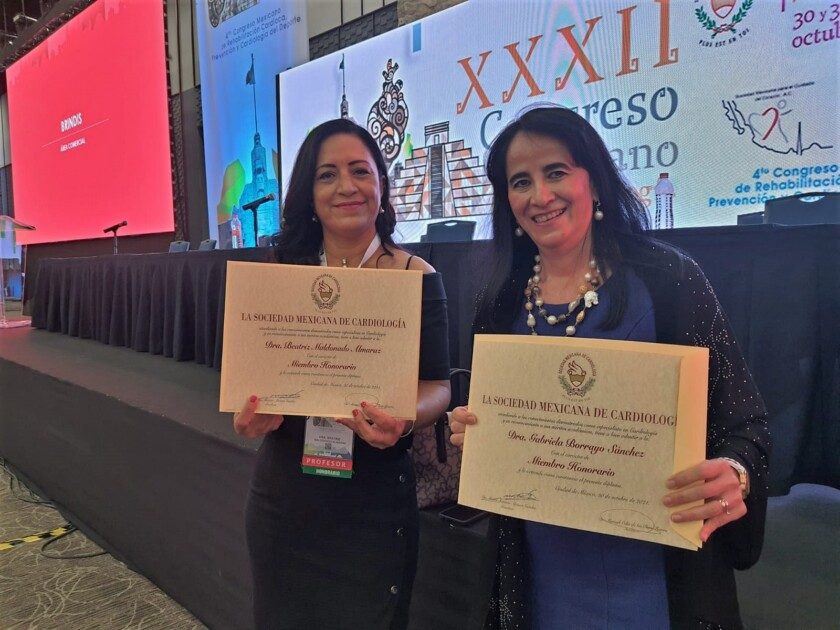 Destacadas médicas del IMSS reciben nombramiento  honorario en la Sociedad Mexicana de Cardiología