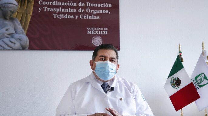 Coordinador de Donación y Trasplante de Órganos, Tejidos y Células del Seguro Social, doctor Pedro Paz Solís