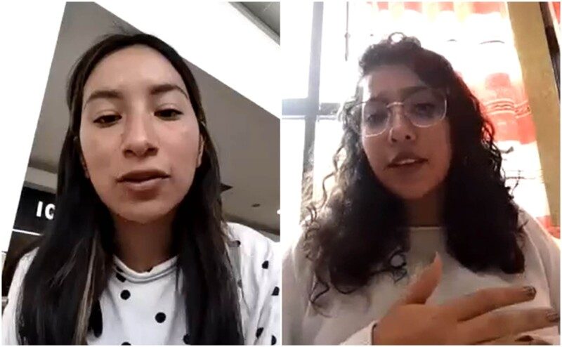 Sandra García Racilla y Diana Monserrat Alvarado fueron seleccionadas por la empresa Huawei y la SCT para recibir capacitación