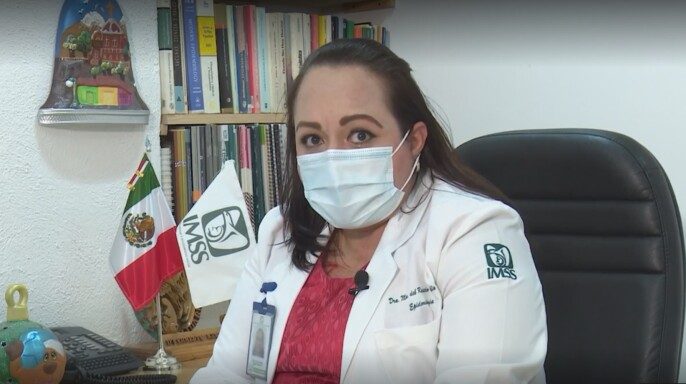 Doctora María del Rosario Niebla Fuentes, coordinadora de Programas Médicos en la División de Promoción a la Salud del Instituto Mexicano del Seguro Social (IMSS)
