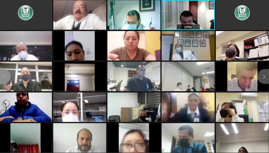 Videoconferencia de septuagésima reunión entre autoridades del Seguro Social con las madres y los padres de menores con cáncer de manera virtual