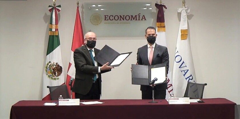 Héctor Guerrero Secretaría de Economía y Fernando Cruz Novartis