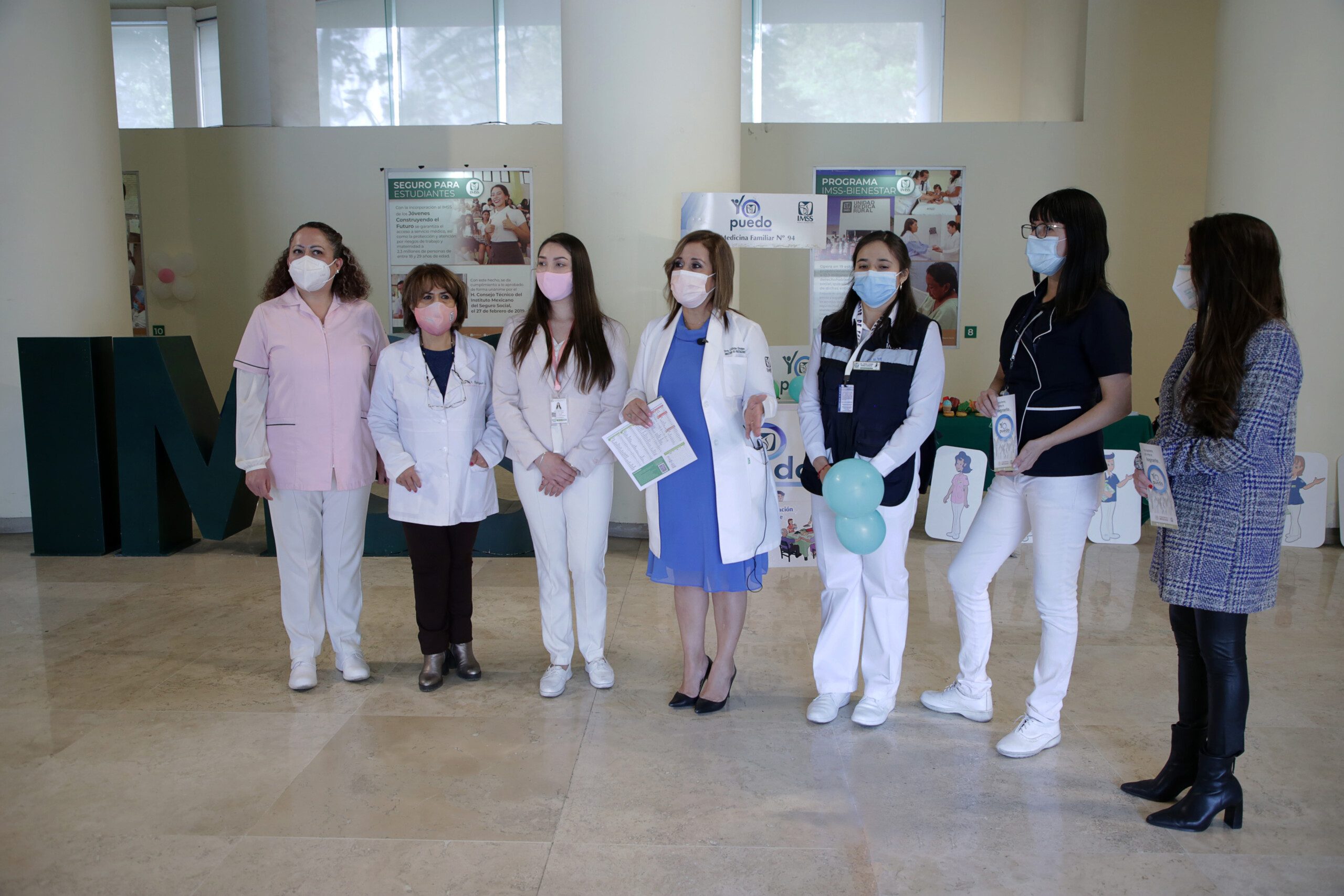 módulo de nutrición y PrevenIMSS en las oficinas centrales del IMSS