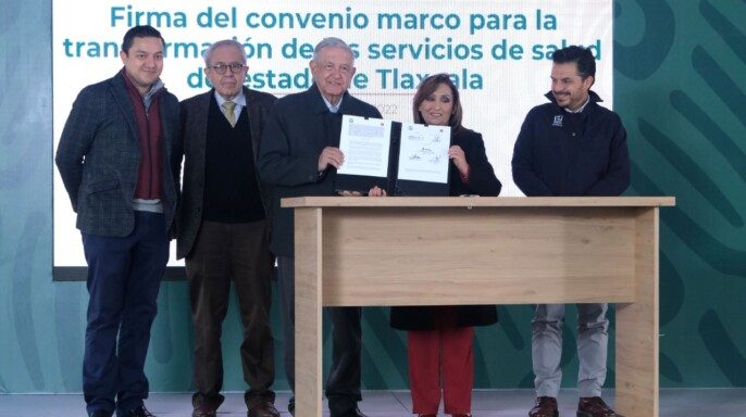 Firman convenio marco para transformación de servicios de salud de Tlaxcala