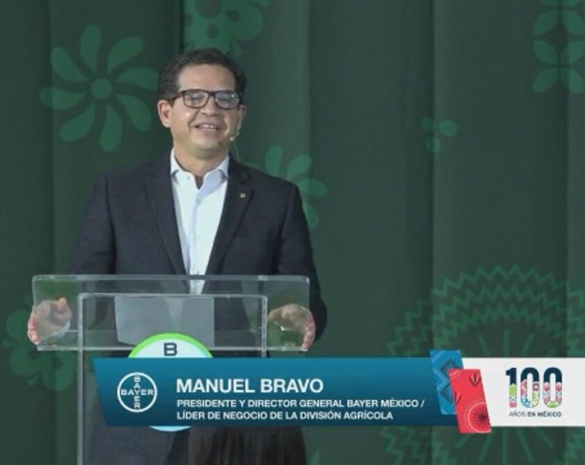 Manuel Bravo, Director General de Bayer en México