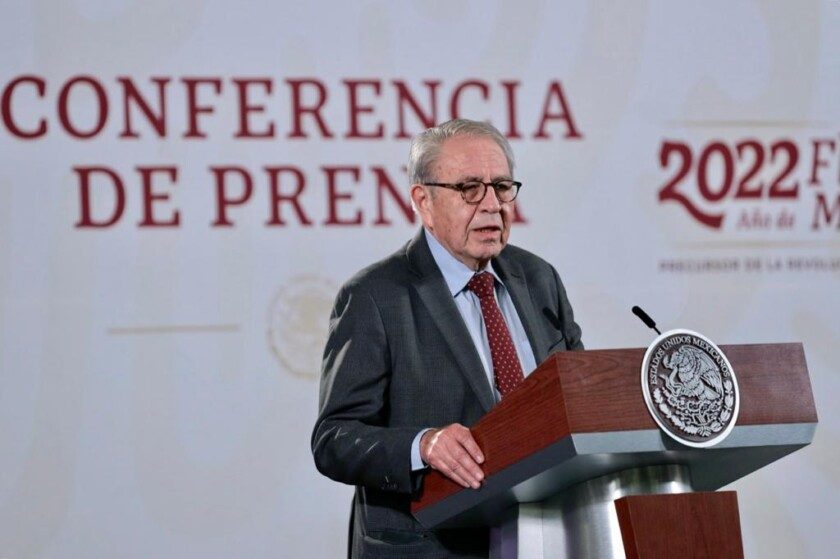 secretario de Salud, Jorge Alcocer Varela.