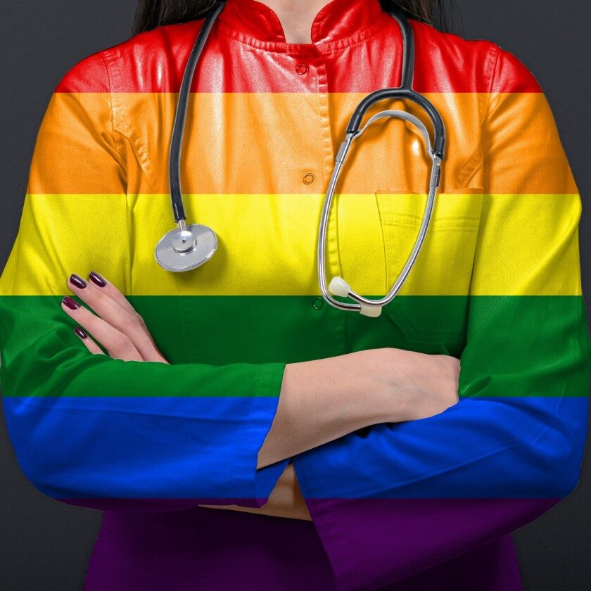 Médico representante del sistema de salud LGBT