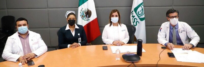 Autoridades del IMSS