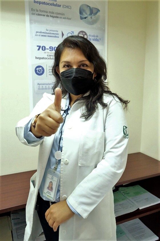 doctora Brendha Ríos Castillo, coordinadora de Programas Médicos en la División de Excelencia Clínica de la Coordinación de Innovación en Salud