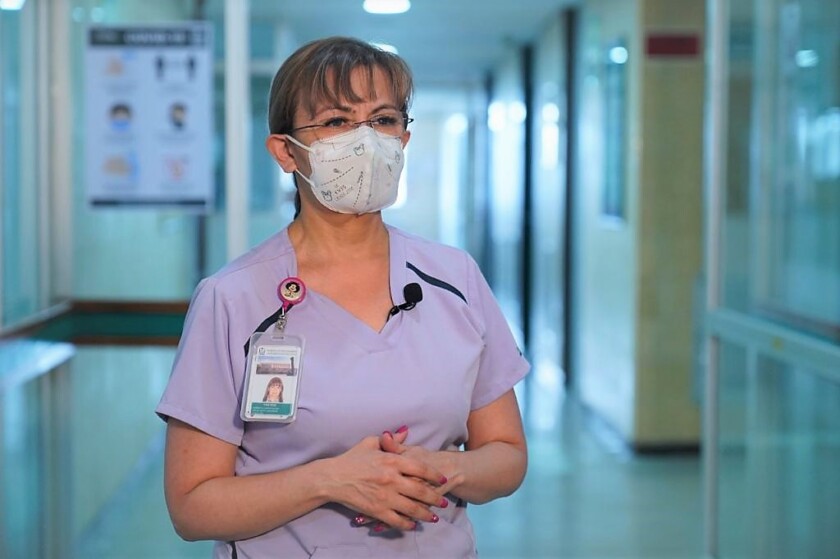 doctora Rosalba Moreno Alcántar, jefa de Gastroenterología del Hospital de Especialidades del Centro Médico Nacional Siglo XXI del IMSS