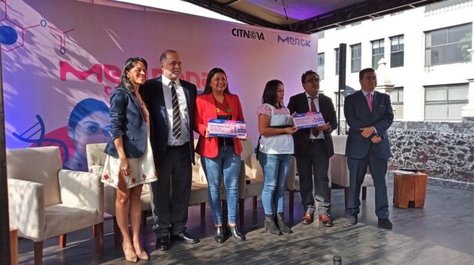 premiación de las ganadoras del programa Mexicanas ConCiencia